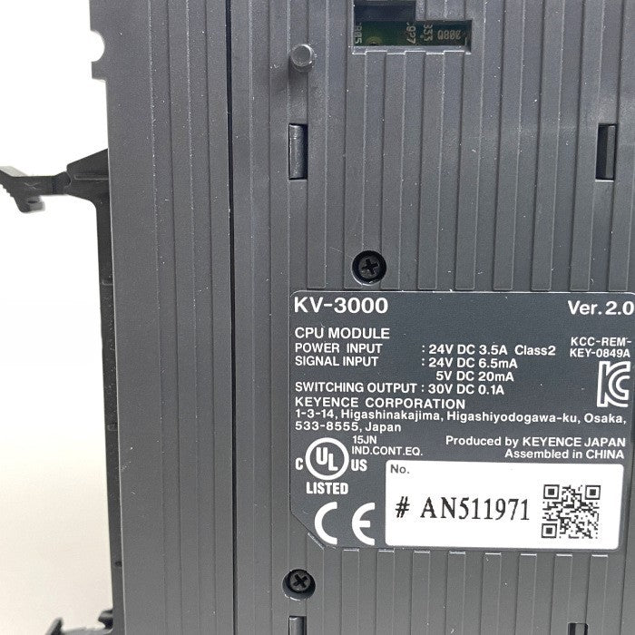 キーエンス シリアル内蔵 CPU ユニット KV-3000