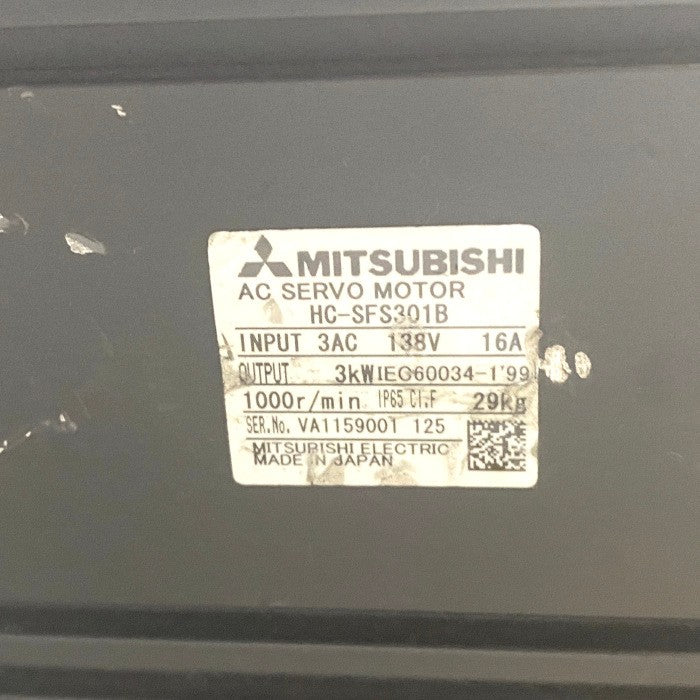 三菱電機 サーボモータ HC-SFS301B