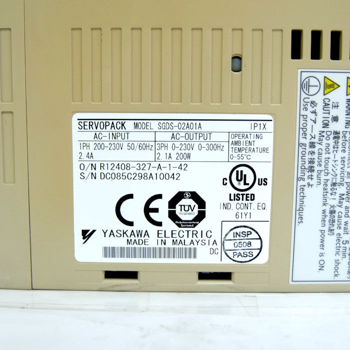安川電機 ACサーボパック SGDS-02A01A