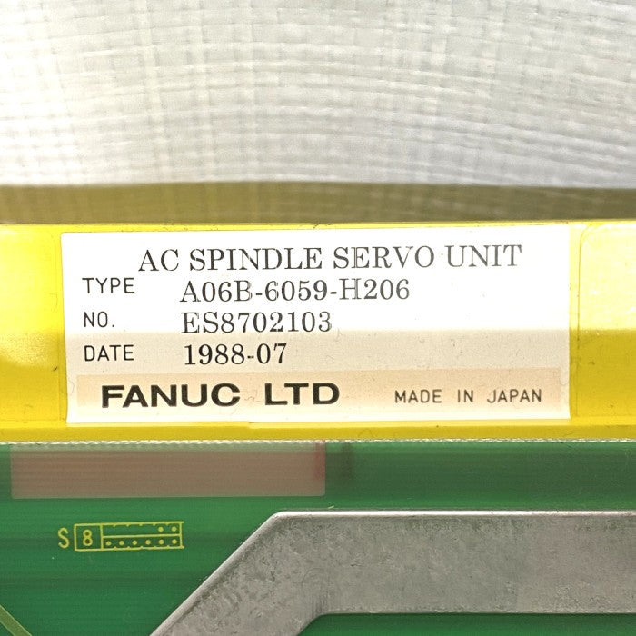 ファナック ACスピンドルアンプ A06B-6059-H206#H533