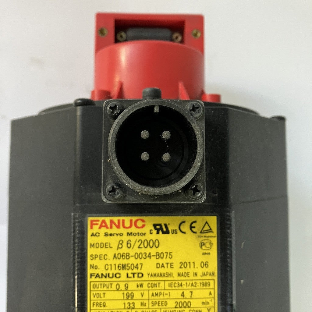 FANUC サーボモータ A06B-0034-B075