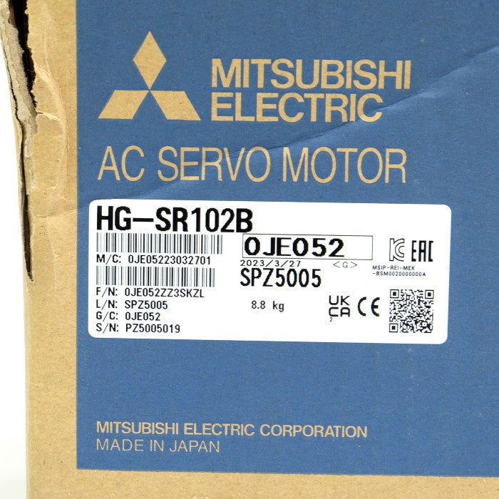 三菱電機 サーボモータ HG-SR102B