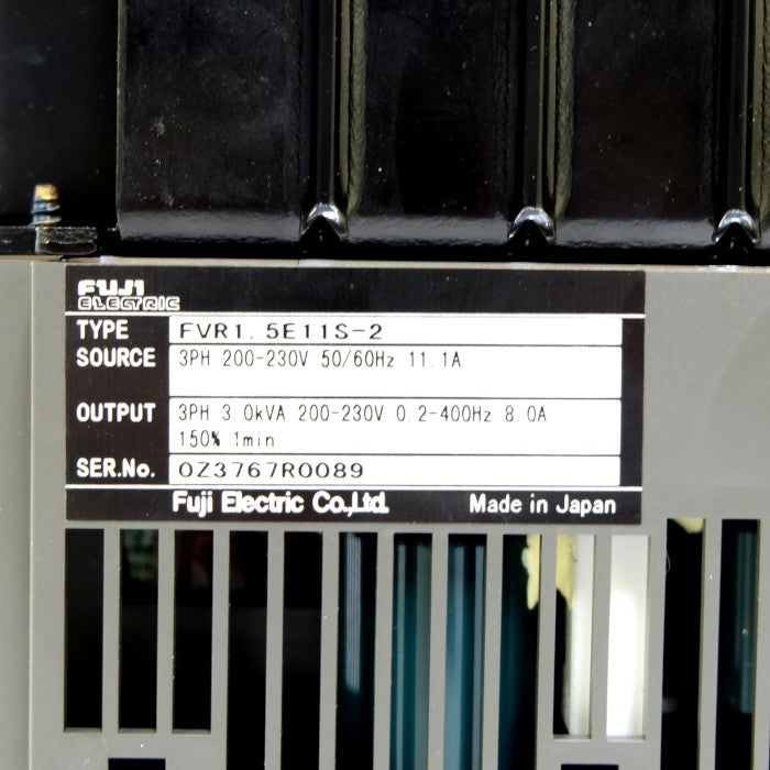 富士電機 インバーター FVR1.5E11S-2
