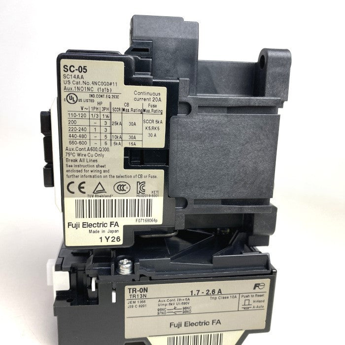 富士電機 電磁開閉器 SW-05 0.4kW