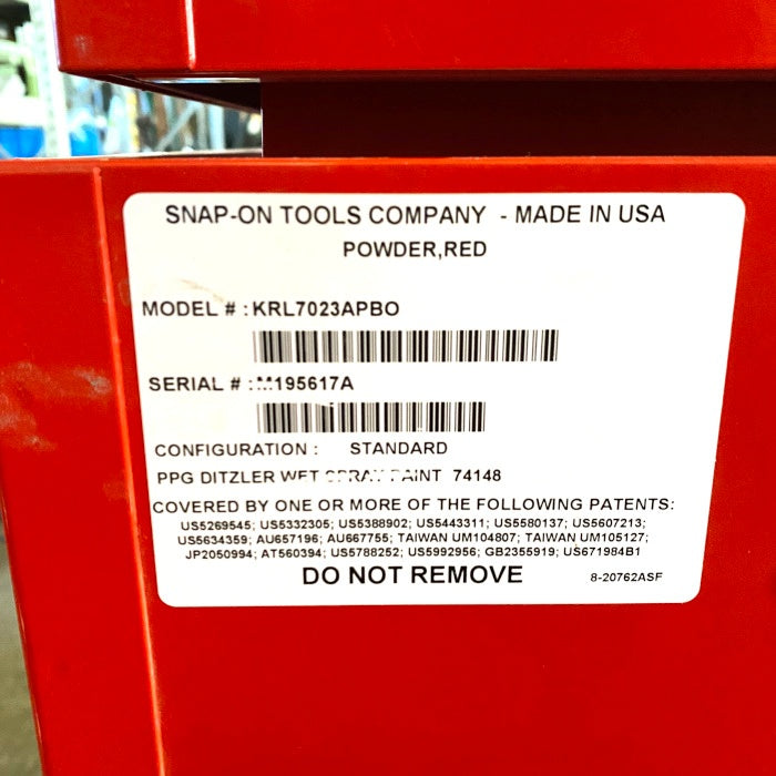 Snap-on 工具箱 KRL1203B KRL7023APBO