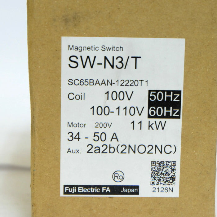 富士電機 電磁開閉器 SW-N3/T