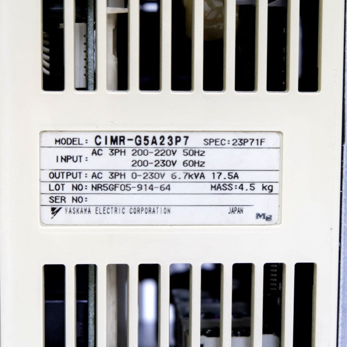 安川電機 バリスピード(インバーター) CIMR-G5A23P7