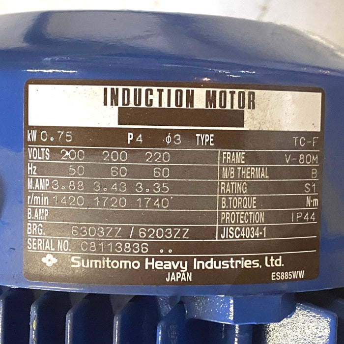 住友重機械工業 サイクロ減速機 CHHM1-6130DC-102
