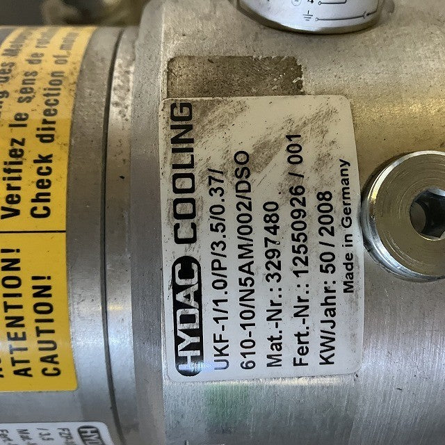 HYDAC クーラー FZP-1/3.1/P/71/3.5