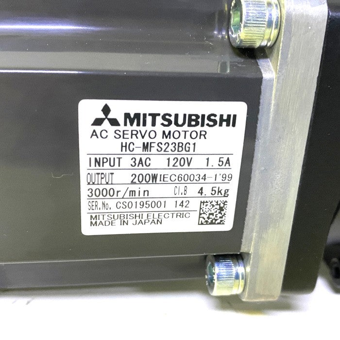 三菱電機 ブレーキ付ACサーボモータ HC-MFS23BG1