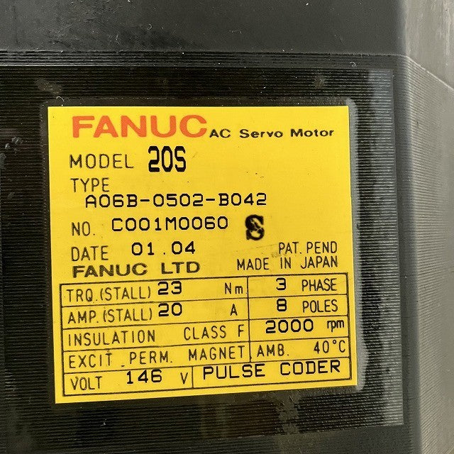 FANUC ファナック サーボモータ A06B-0502-B042
