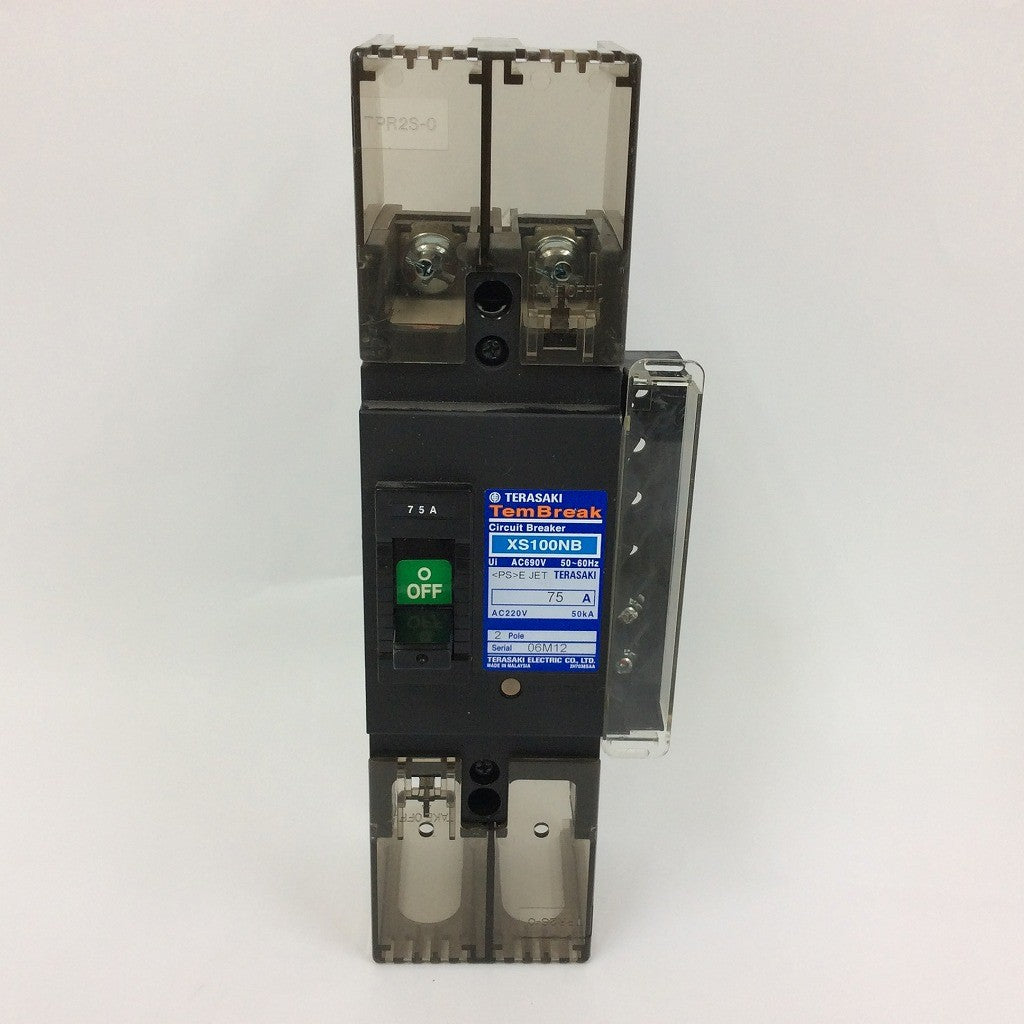 TERASAKI ブレーカー XS100NB 75A 2POLE