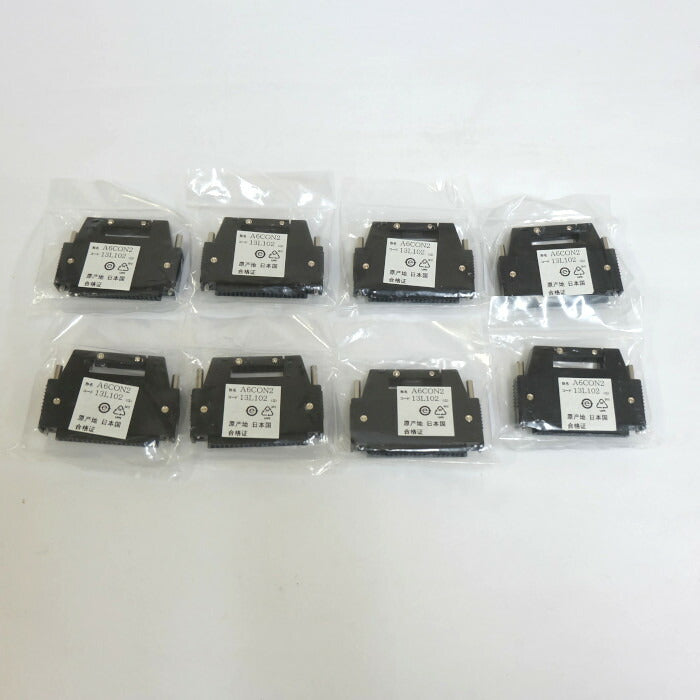 三菱電機(ミスミ) I/Oユニット用オプション部品 40ピンコネクタ(FCNコネクタ)8個セット A6CON2