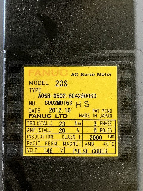 FANUC ファナック サーボモータ A06B-0502-B042#0060