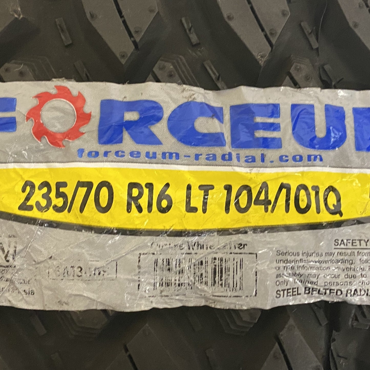 FORCEUM タイヤ 235/70 R16 LT104/101Q