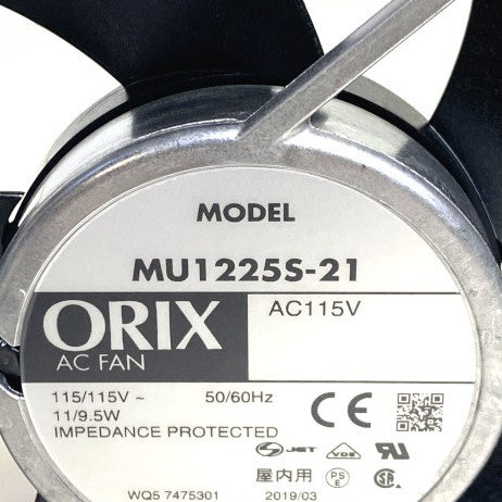 オリエンタルモーター ACプロペラファン 2個セット MU1225S-21