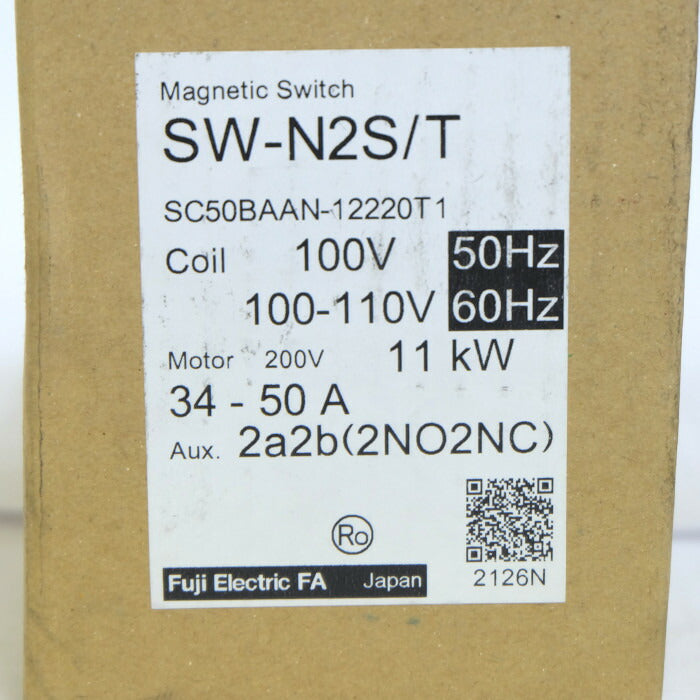 富士電機 電磁開閉器 SW-N2S/T