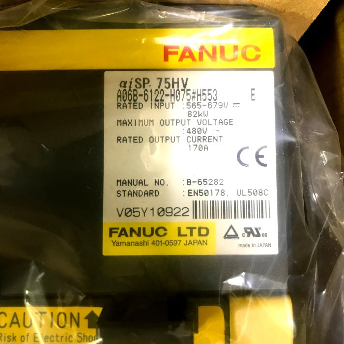 FANUC ACピストンモジュール A06B-6122-H075/H553