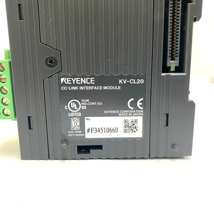 キーエンス プログラマブルコントローラ マスタ/ローカルユニット KV-CL20