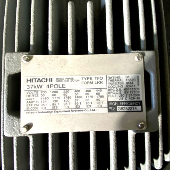 日立産機システム モーター TFO-LKK 37KW 4P 200/400V