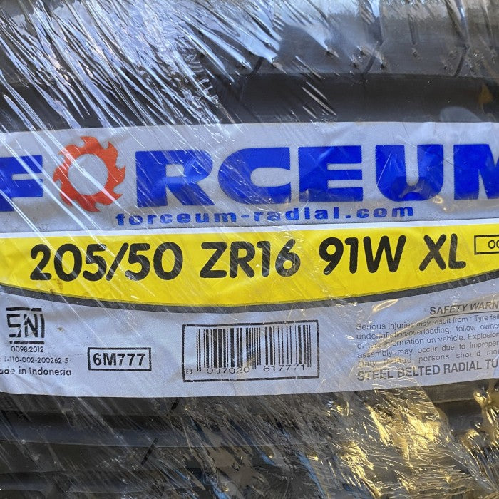 FORCEUM タイヤ 205/50 ZR16 91W XL