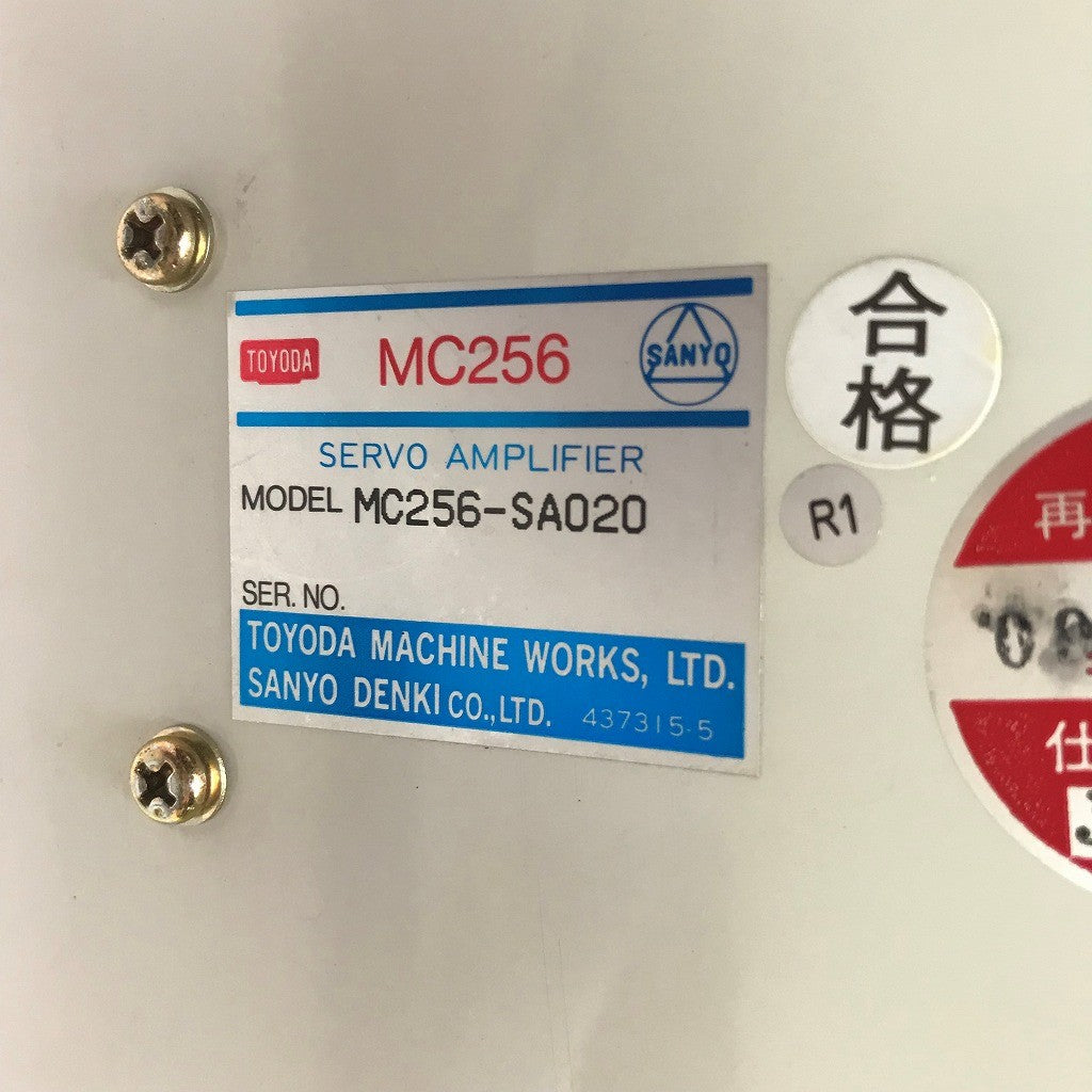 JTEKT 山洋電機 サーボアンプ MC256-A014/090 TOYODA SERVO AMPLIFIER