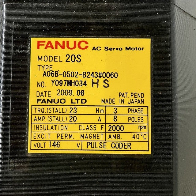 FANUC ファナック サーボモータ A06B-0502-B243#0060