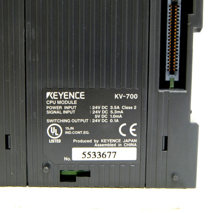 キーエンス シリアル内蔵CPUユニット KV-700