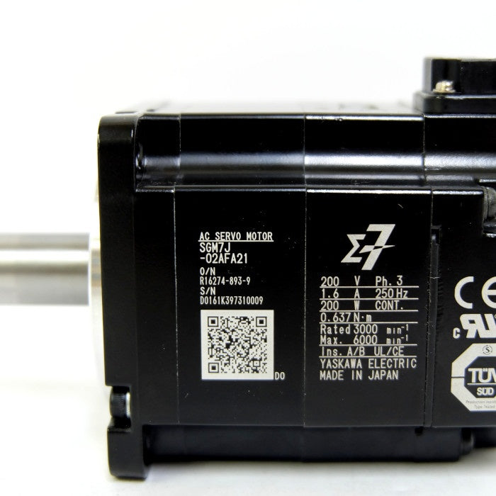 安川電機 回転型サーボモータ SGM7J-02AFA21