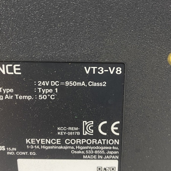 キーエンス タッチパネル VT3-V8