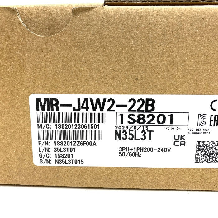 三菱電機 サーボアンプ MR-J4W2-22B