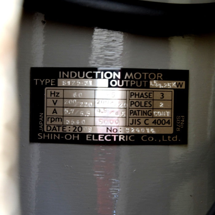 進桜電機 R面取り用スピンドルモータ S125-31