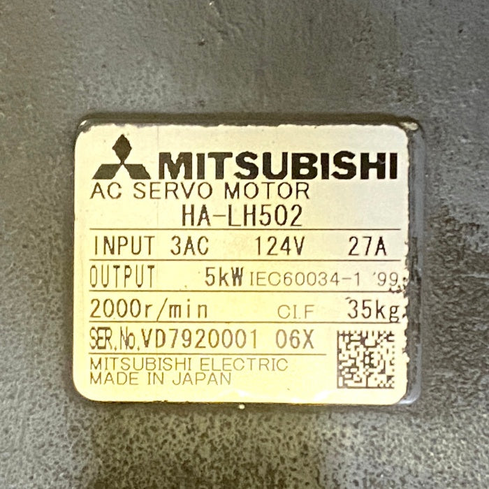 三菱電機 サーボモータ HA-LH502