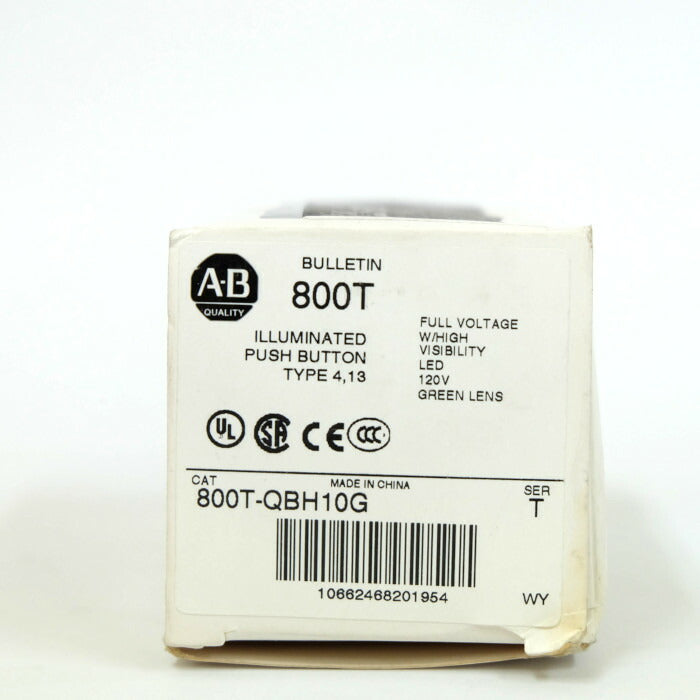 Allen-Bradley LEDプッシュボタン(緑) 800T-QBH10G
