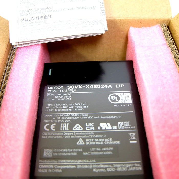 オムロン スイッチング・パワーサプライ S8VK-X48024A-EIP