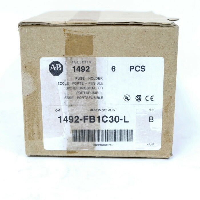 ALLEN BRADLEY ヒューズホルダー 6個入 1492-FB1C30L