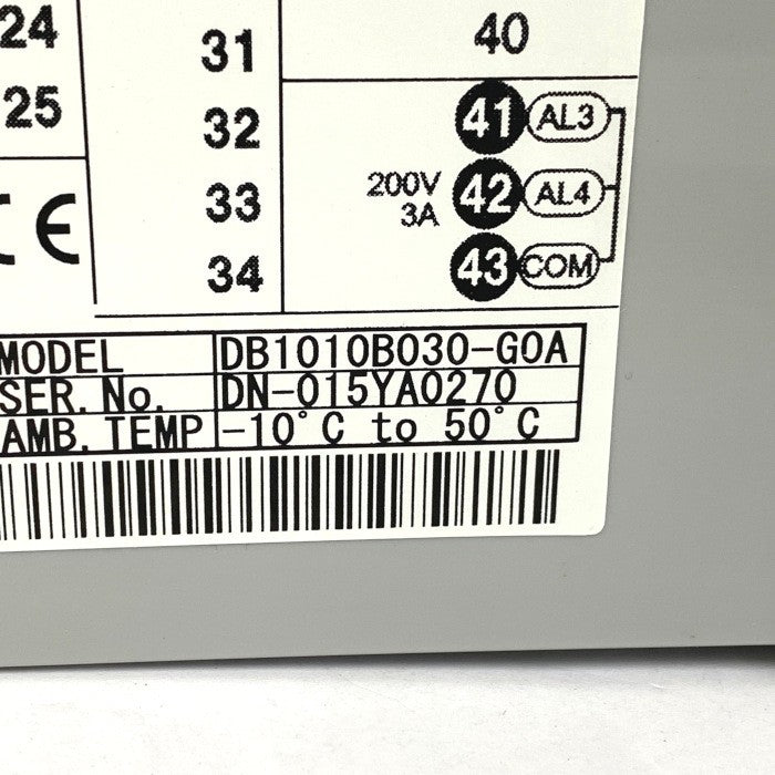チノー 温調計 DB1010B030-G0A