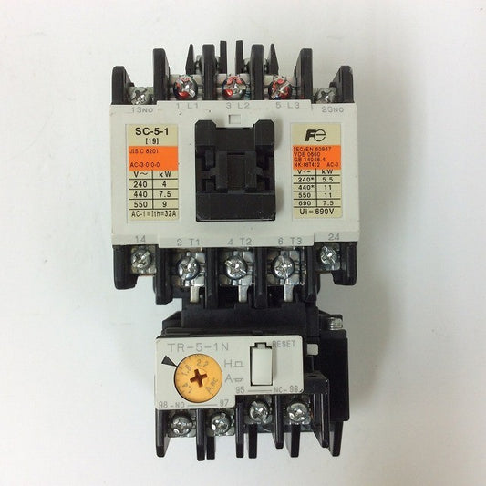 富士電機 ブレーカー SC5-1(SC20AA)とTR-5-1N(TR20N)