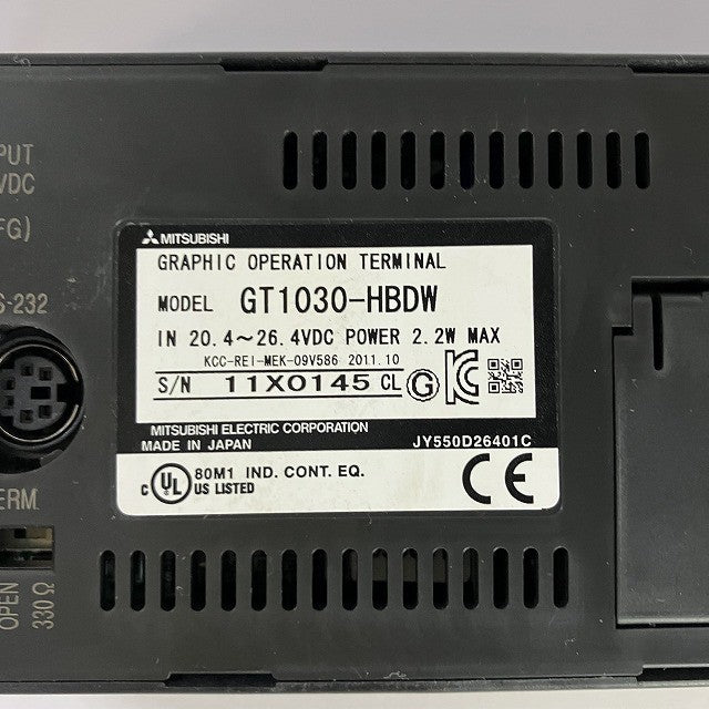 三菱電機 表示器 LCDディスプレイ GT1030-HBDW