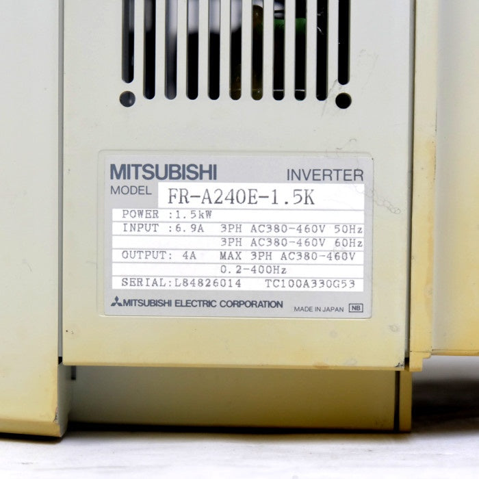 三菱電機 インバータ FR-A240E-1.5K