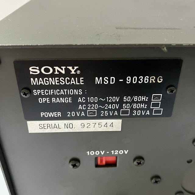SONY マグネスケール MSD-9036RG