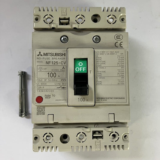 三菱電機 ブレーカ NF125-CV 100A