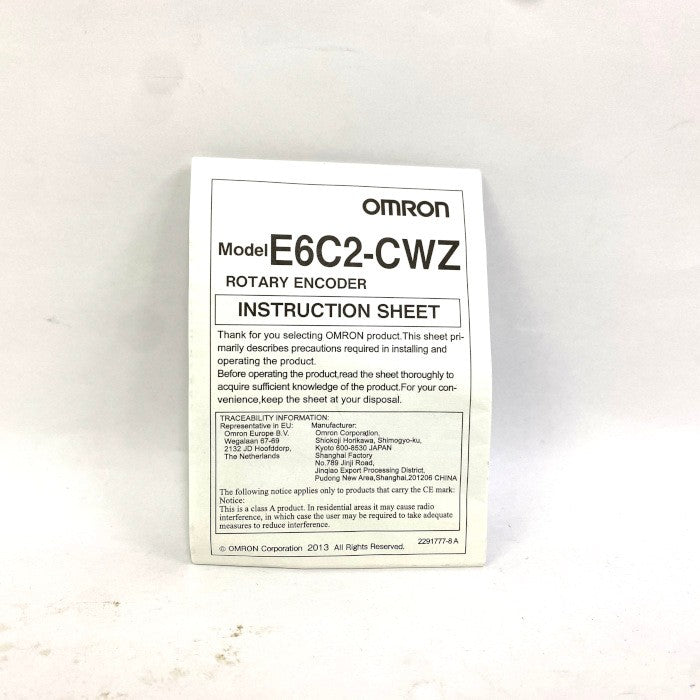 オムロン パルスコーダ E6C2-CWZ6C 360P/R