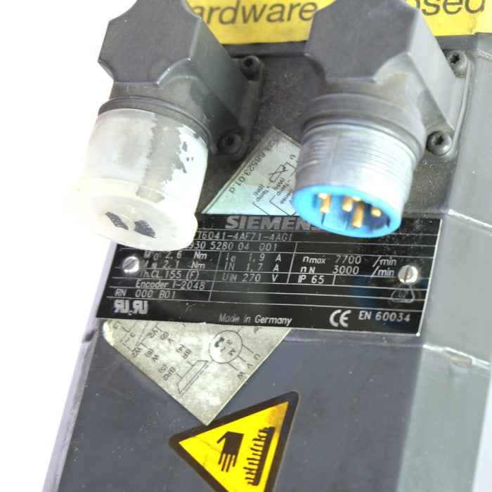 シーメンス サーボモーター 1FT6041-4AF71-4AG1