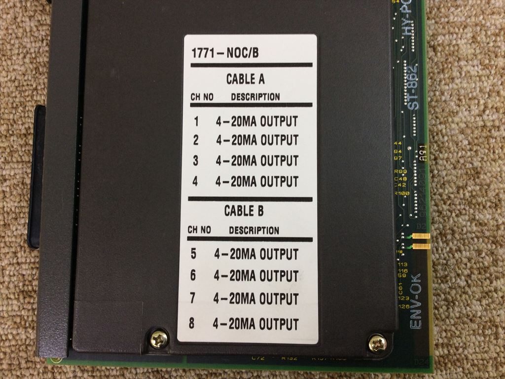 Allen Bradley PLC用I/Oモジュール 1771-NOC