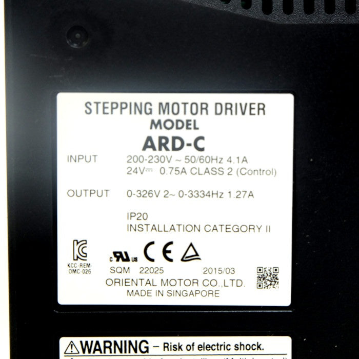 オリエンタルモータ αSTEP用ドライバ (コネクタセット付き) ARD-C