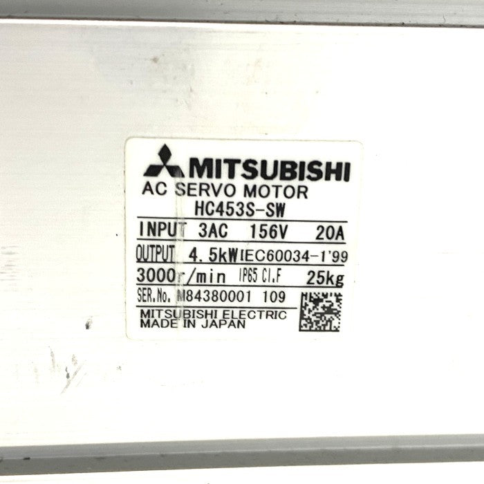 三菱電機 ACサーボモーター HC453SW-A45
