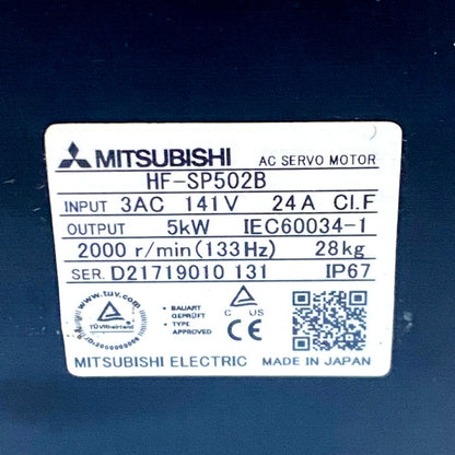 三菱電機　サーボモータ　HF-SP502B