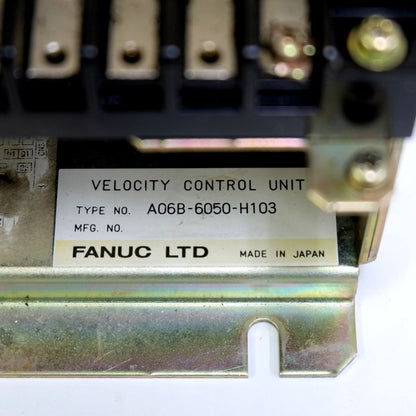 ファナック　ＡＣサーボアンプ　A06B-6050-H103