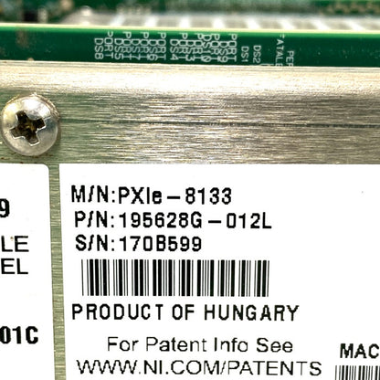 ナショナル インスツルメンツ  PXI組込コントローラ—　PXIe-8133